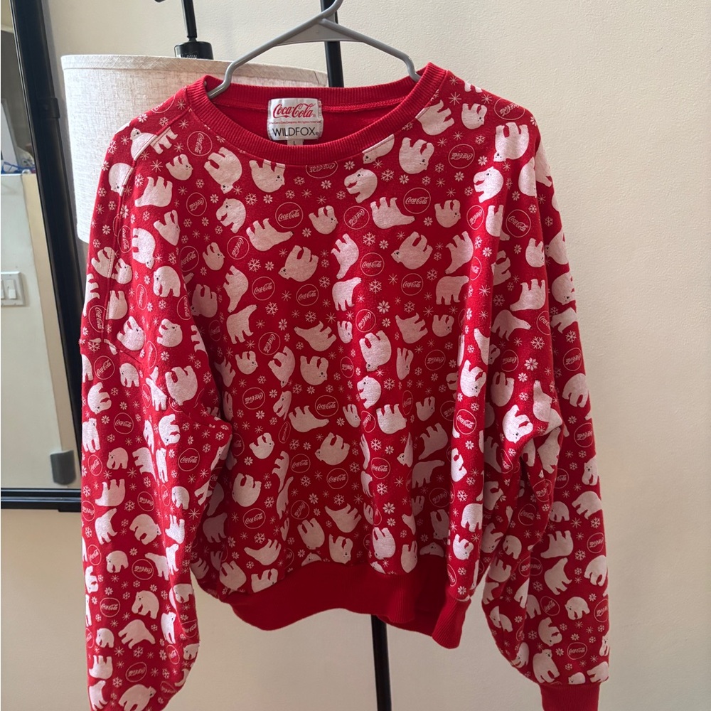 Wildfox CocaCola Polar Bear Sweater